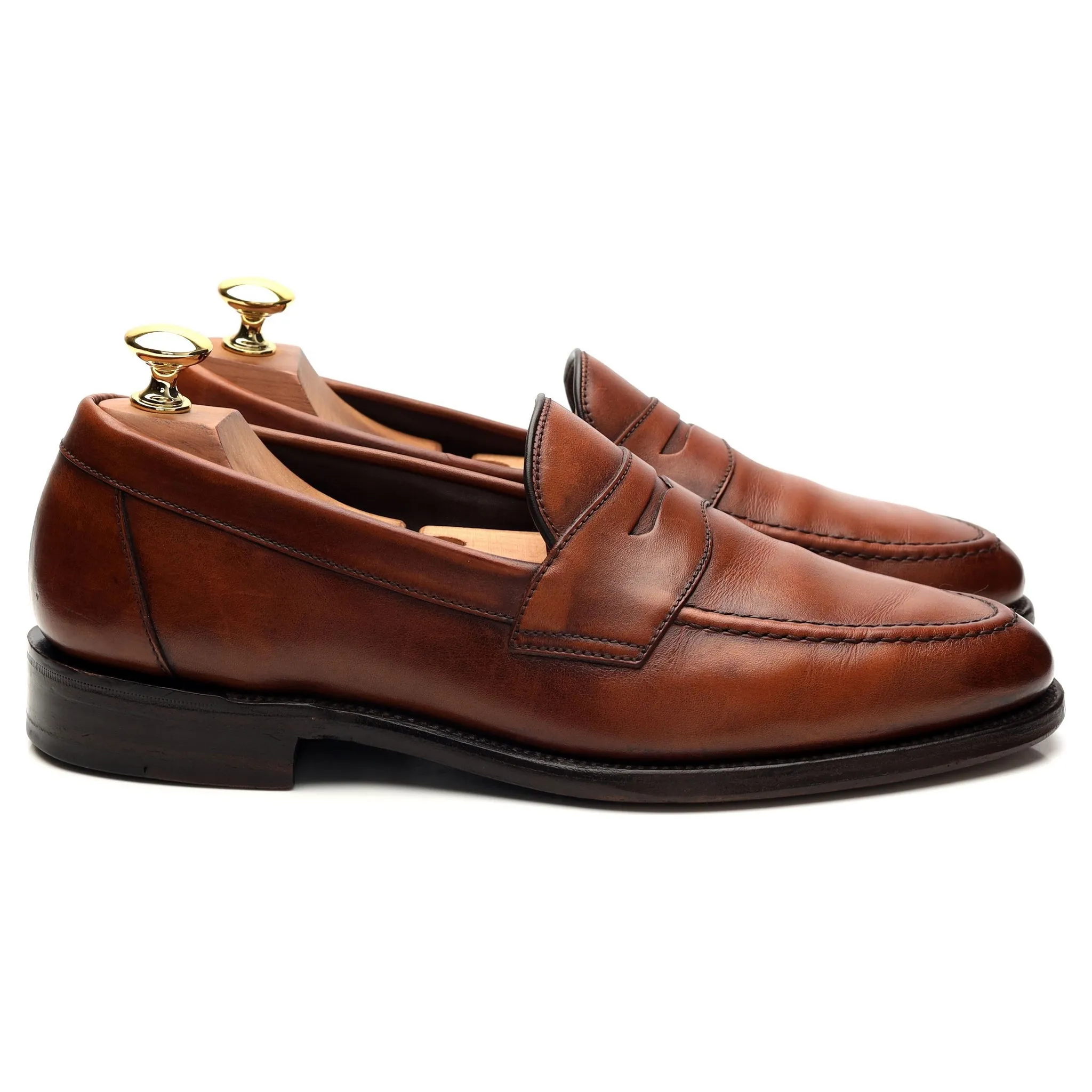 1880 'Hornbeam' Brown Leather Loafer UK 6.5 F