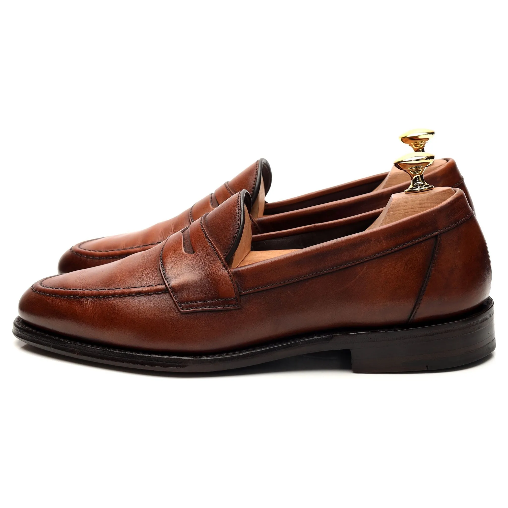 1880 'Hornbeam' Brown Leather Loafer UK 6.5 F