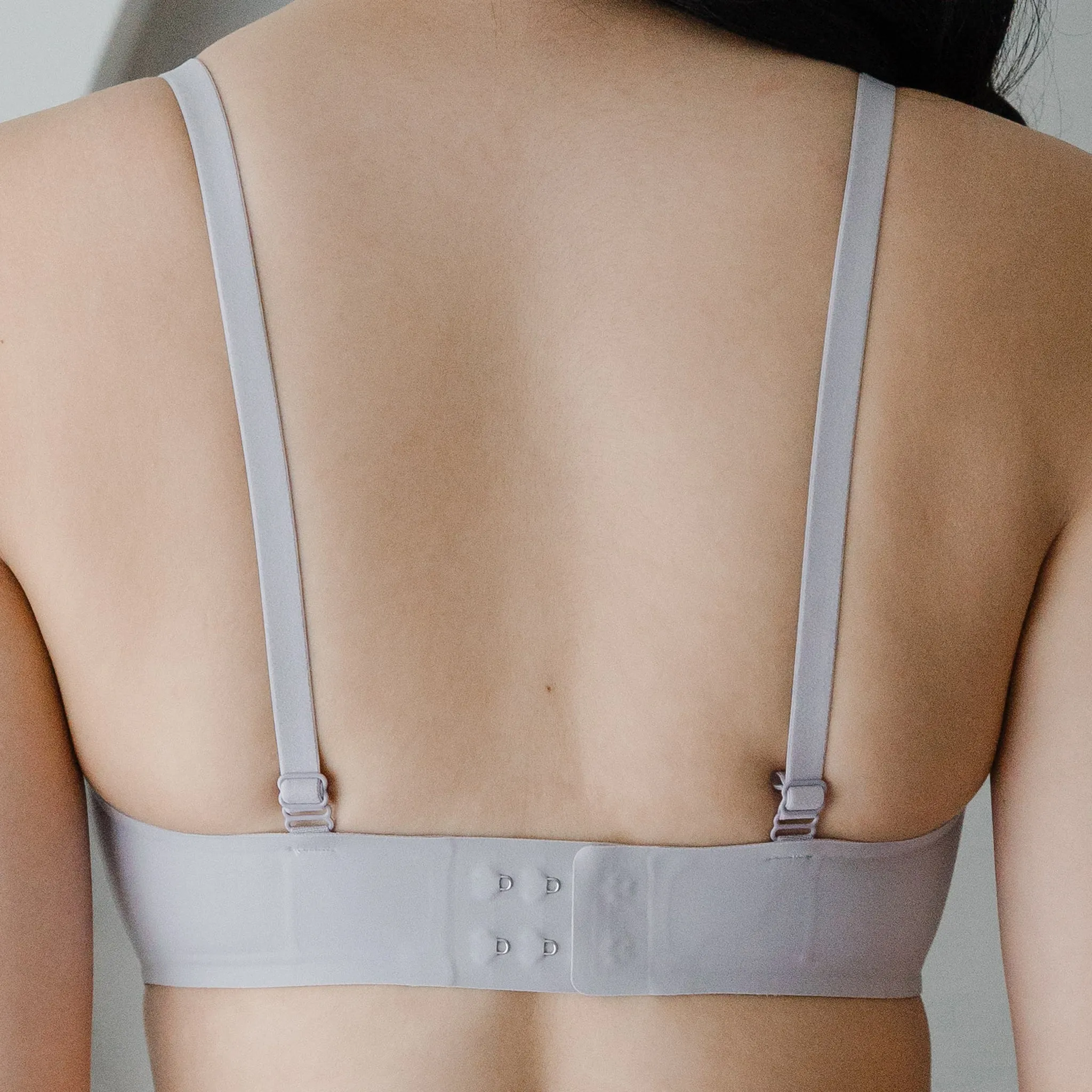 Air-Leisure! Scoop-Neck Lightly-lined Seamless Wireless Bra (Contour-fit Edition) in Soft Lavender
