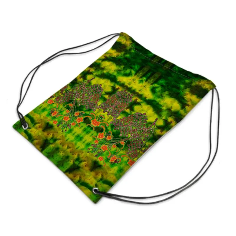 Drawstring Waterproof Bag (WindSong Flower) RJSTH@Fabric#3 RJSTHS2021 RJS