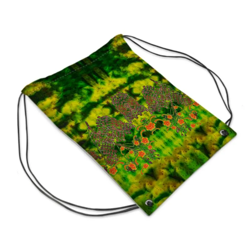 Drawstring Waterproof Bag (WindSong Flower) RJSTH@Fabric#3 RJSTHS2021 RJS