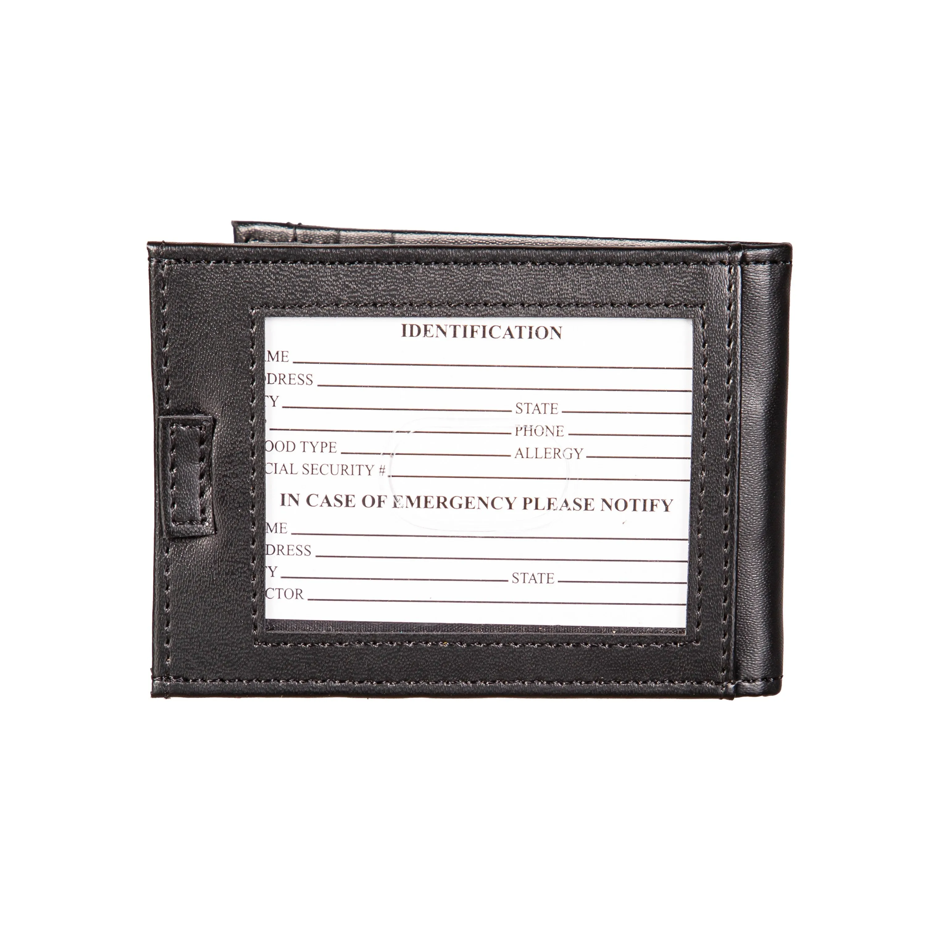 Evergreen Gifts,Front Pocket Wallet w/ RFID Blocking, Boise State University, Black,4x1x3.8 Inches