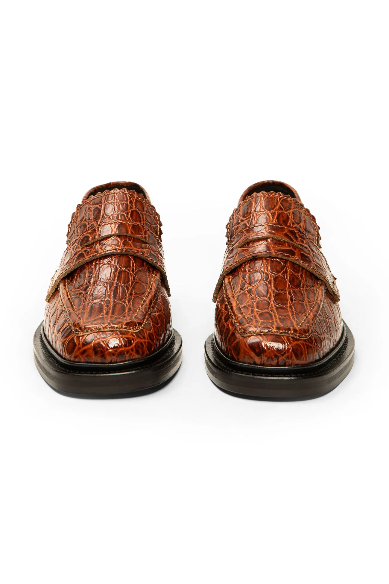 jay 3.0 / hickory embossed croc