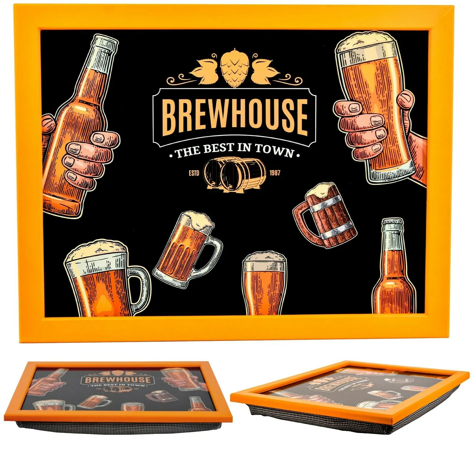 Lap Tray With Bean Bag Cushion (Brewhouse)