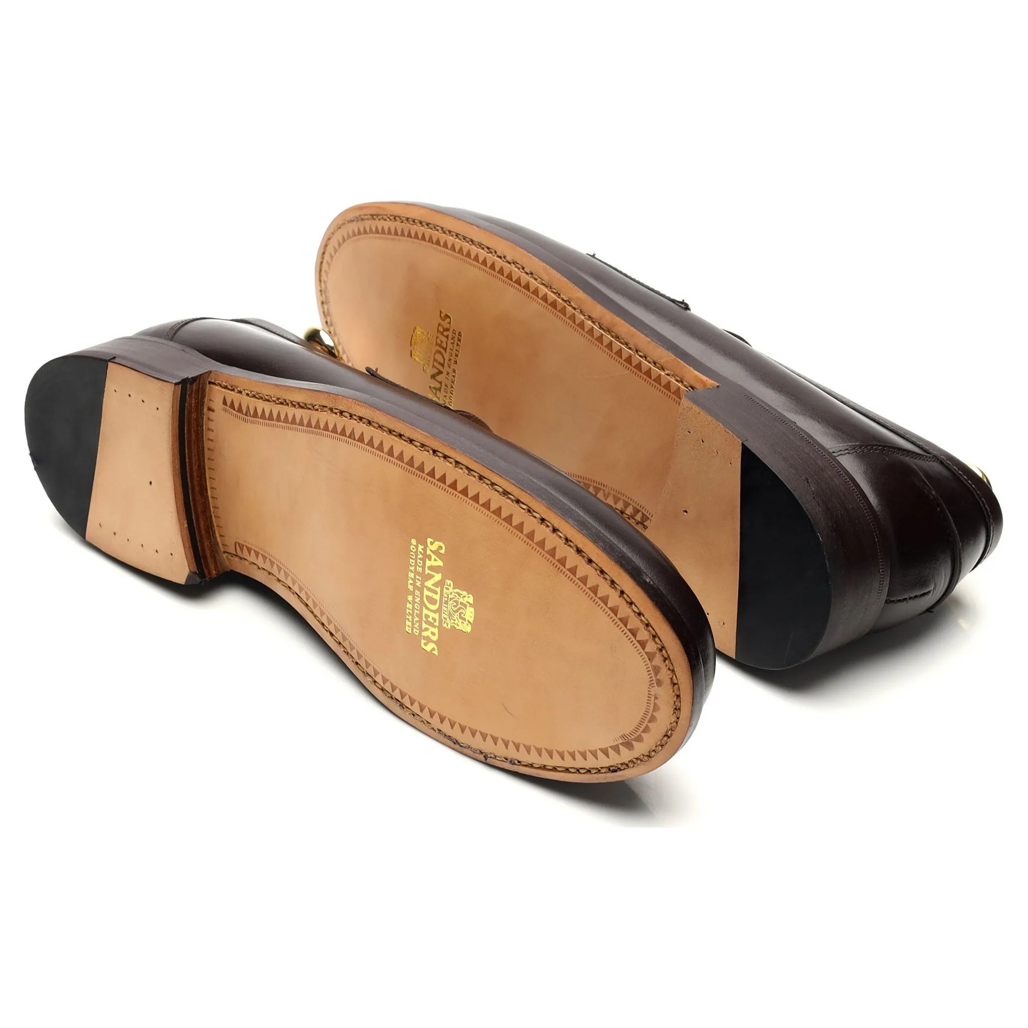 'Madrid' Dark Brown Leather Loafer UK 8.5