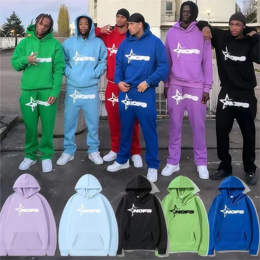 New None of Us TRACKSUIT NOFS BLEU CLAIR UNISEX Unbranded Fits like Men's Large, Light Blue