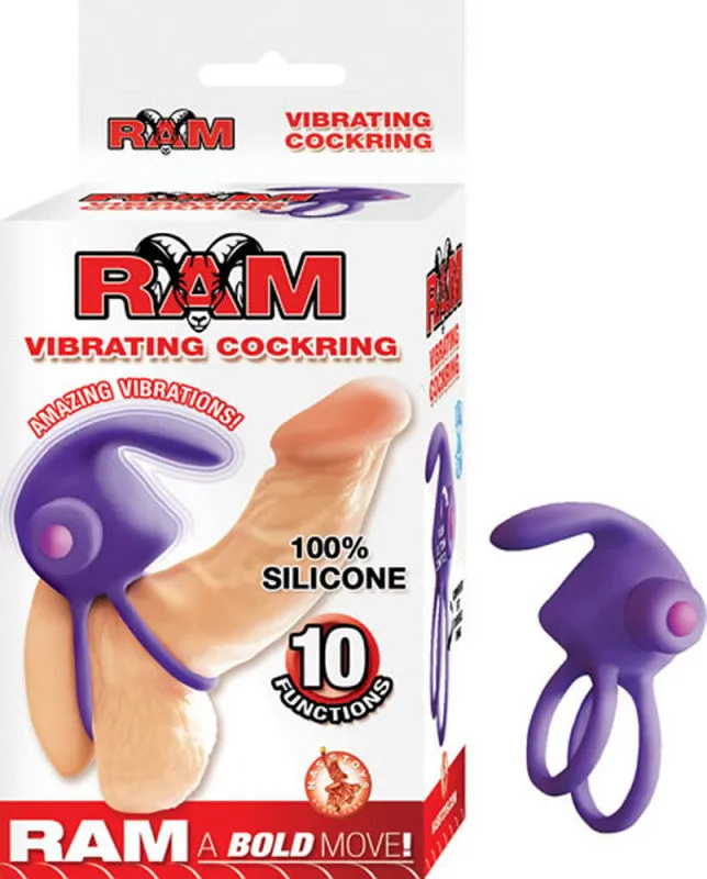 Ram Vibrating Ring - Purple