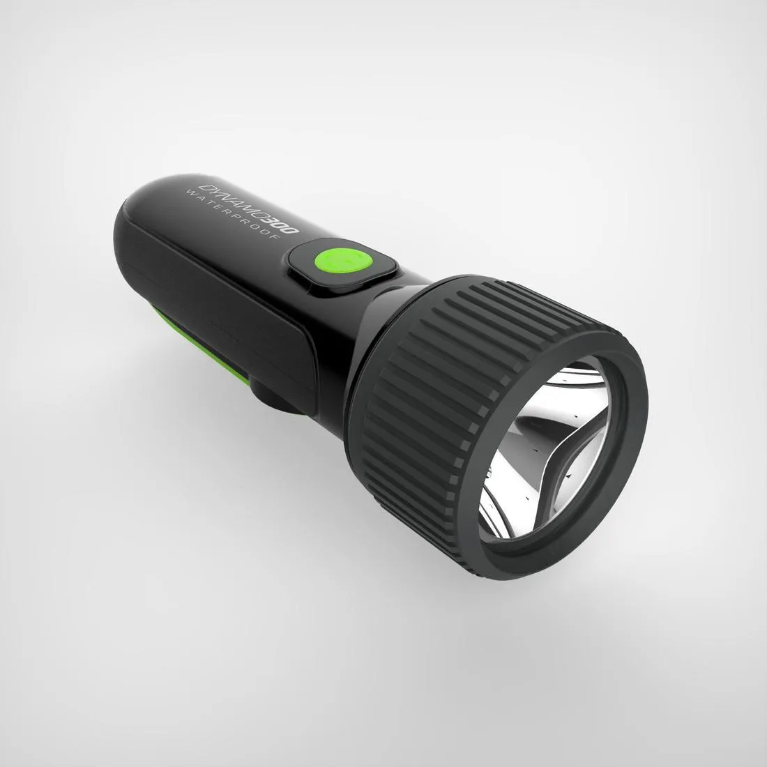 Self-Powered 35 Lumen Waterproof Torch - Black