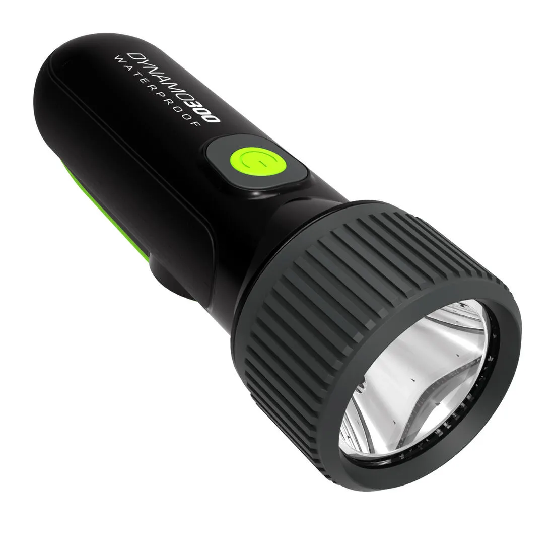 Self-Powered 35 Lumen Waterproof Torch - Black