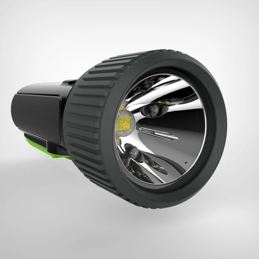 Self-Powered 35 Lumen Waterproof Torch - Black
