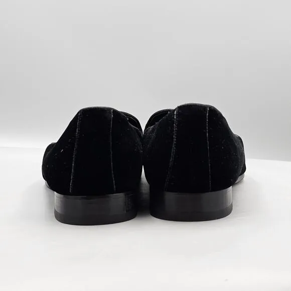 To Boot New York Adam Derrick Mens 13 US Black Velvet Prince Albert Slip On READ