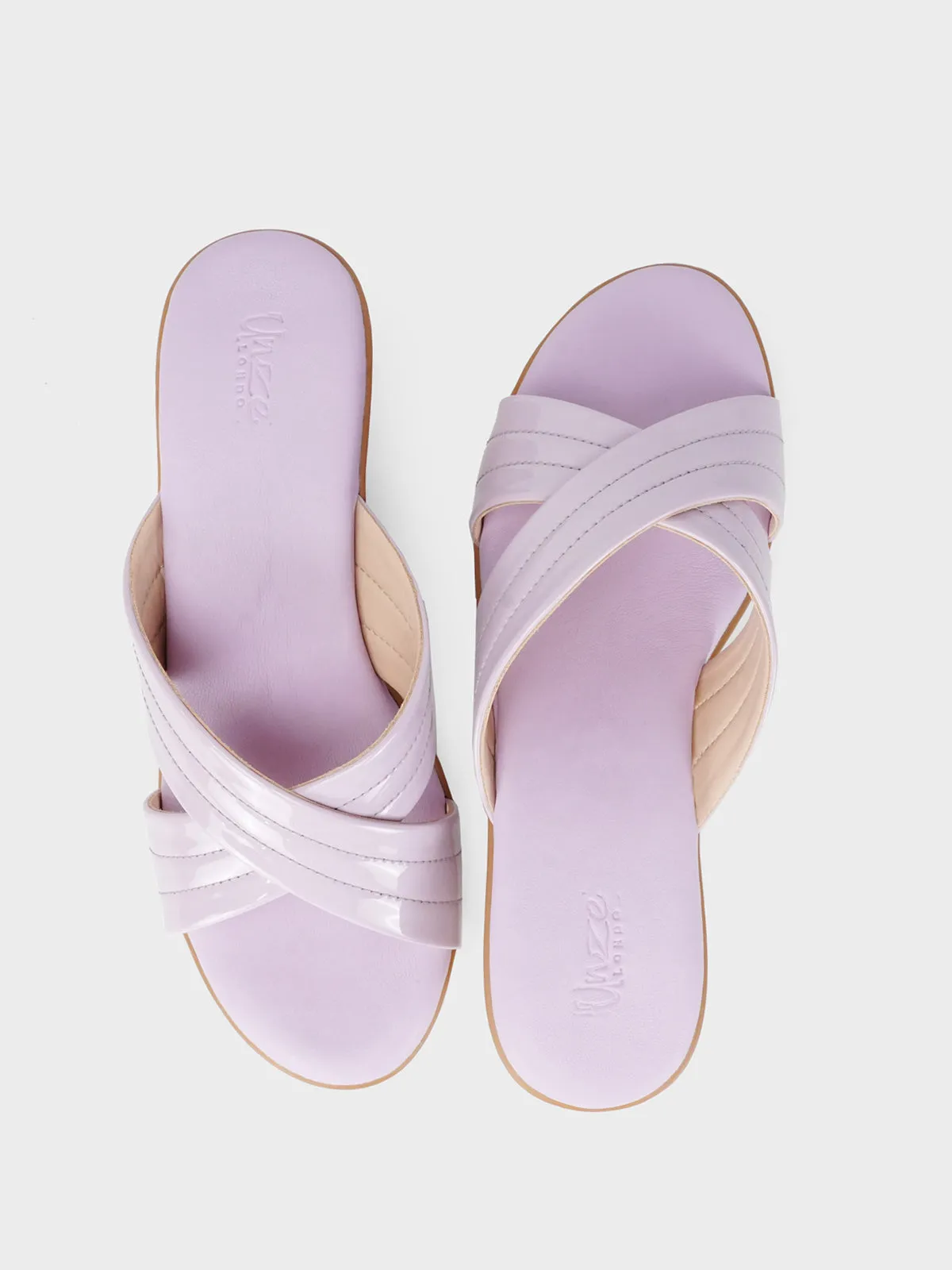 Women's "LIAMA" Crossover Comfort Slippers